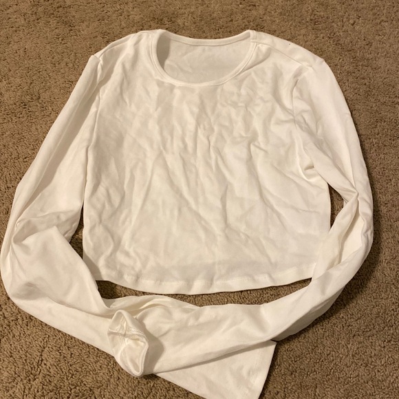 White cropped long sleeve - Picture 1 of 1